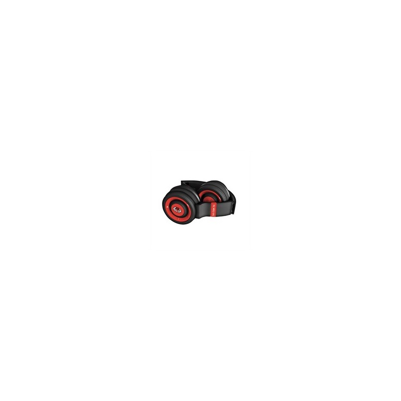 Image of Techmade TM-046-MIL cuffia e auricolare Con cavo e senza cavo A Padiglione Musica e Chiamate Micro-USB Bluetooth Nero, Rosso