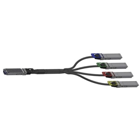 Nvidia MCA7J70-N005 Cable de fibra óptica e InfiniBand 5 m OSFP 4xOSFP Negro