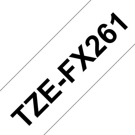 Brother TZE-FX261 etiquetadora Preto sobre branco