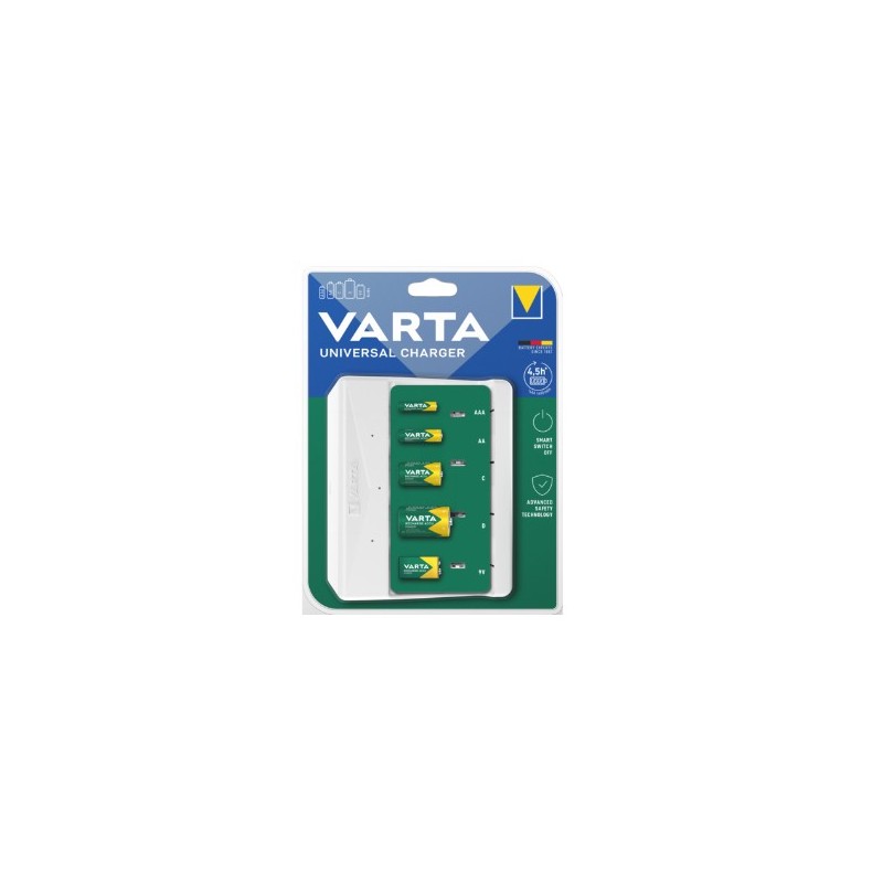 Image of Varta Universal Charger carica batterie Batteria per uso domestico AC