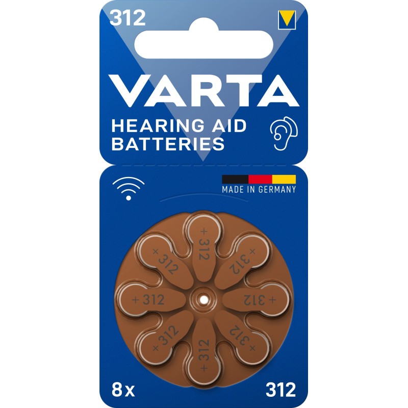 Image of Varta 4043752393712 batteria per uso domestico Batteria monouso 312 Zinco-aria
