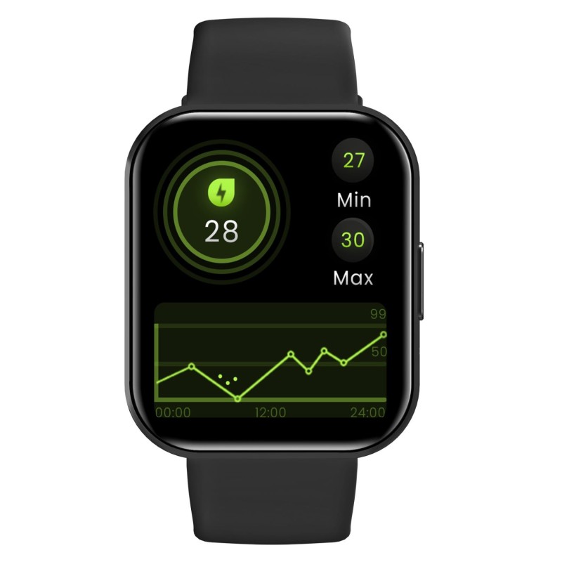 Image of Celly TRAINERWATCH2BK smartwatch e orologio sportivo 4,6 cm (1.81") Digitale 320 x 320 Pixel Touch screen Nero GPS (satellitare)