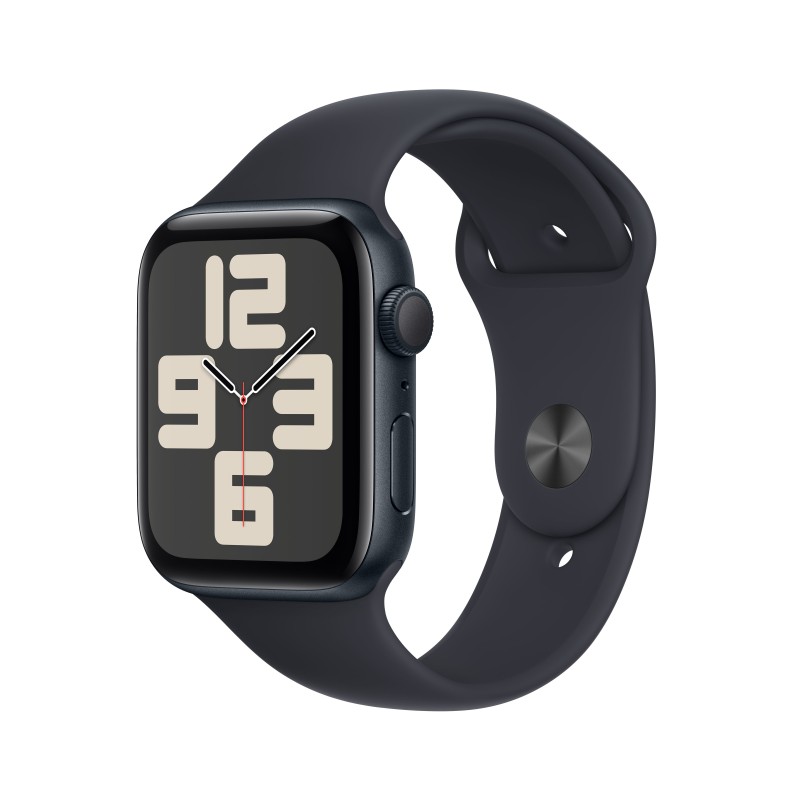 Image of Apple Watch SE GPSCassa 44mm in Alluminio Mezzanotte con Cinturino Sport Mezzanotte - M/L