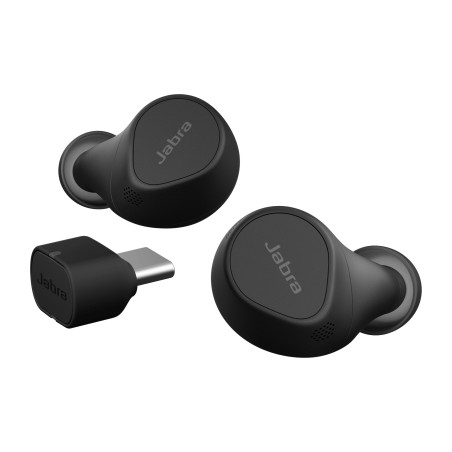 Jabra Evolve2 Buds Headset True Wireless Stereo (TWS) In-ear Oproepen muziek Bluetooth Zwart