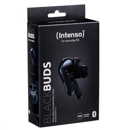 Intenso Black Buds T300A Cuffie True Wireless Stereo (TWS) In-ear Chiamate Musica Sport Tutti i giorni USB tipo-C Bluetooth Nero