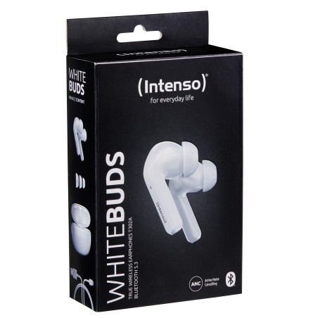 Intenso White Buds T302A Cuffie True Wireless Stereo (TWS) In-ear Chiamate Musica Sport Tutti i giorni USB tipo-C Bluetooth