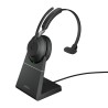Jabra Evolve2 65, UC Mono Auricolare Wireless A Padiglione Ufficio USB tipo A Bluetooth Nero