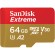 SanDisk Extreme 64 GB MicroSDXC UHS-I Classe 10