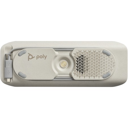 POLY Sync 40 Microsoft Teams Certified Speakerphone telefone de conferência PC Prateado