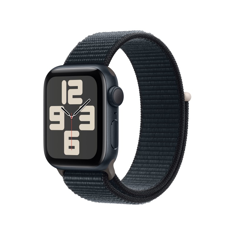 Image of Apple Watch SE GPS Cassa 40mm in Alluminio Mezzanotte con Cinturino Sport Loop Mezzanotte