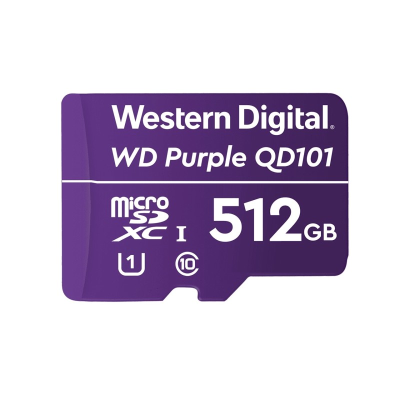 Image of Western Digital WD Purple SC QD101 512 GB MicroSDXC Classe 10
