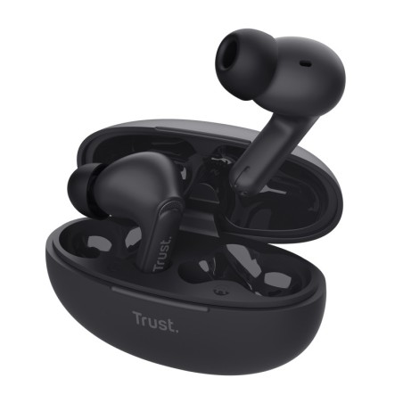 Trust Yavi Headset True Wireless Stereo (TWS) In-ear Oproepen muziek USB Type-C Bluetooth Zwart