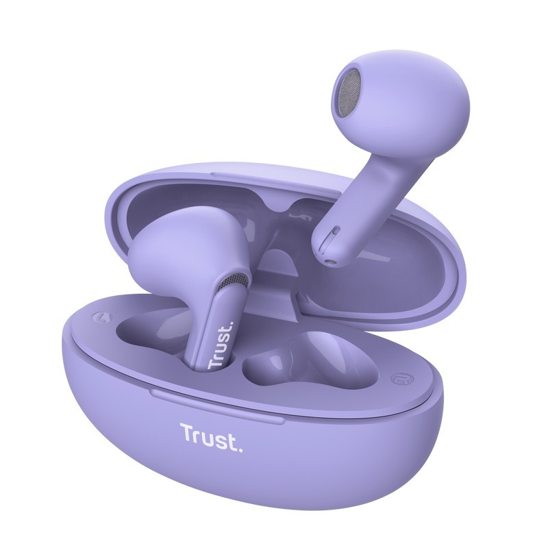 Trust Yavi Auricolare True Wireless Stereo (TWS) In-ear Musica e Chiamate USB tipo-C Bluetooth Viola