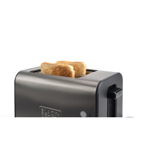 Black & Decker BXTO900E Toaster 7 2 Scheibe(n) 900 W Schwarz, Edelstahl