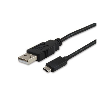 Equip 12888107 USB-kabel 1 m USB 2.0 USB A USB C Zwart