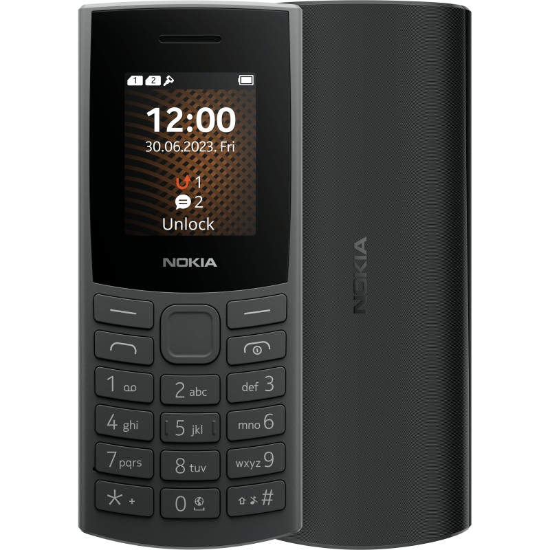 Image of Nokia 105 4G (2023) 4,57 cm (1.8") 93 g Antracite Telefono cellulare basico