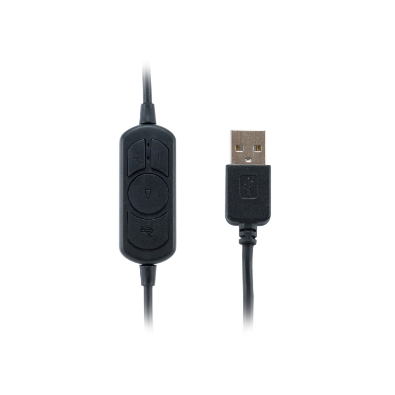 Image of Equip 245305 cuffia e auricolare Cablato A Padiglione Ufficio USB tipo A Nero