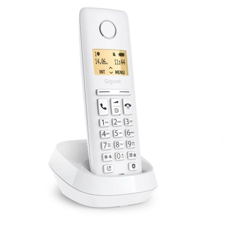 Gigaset PURE 100 Telefone analógico DECT Identificação de chamadas Branco