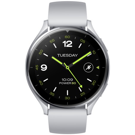 Xiaomi Watch 2 3,63 cm (1.43") AMOLED 46 mm Digital 466 x 466 Pixel Touchscreen Silber WLAN GPS