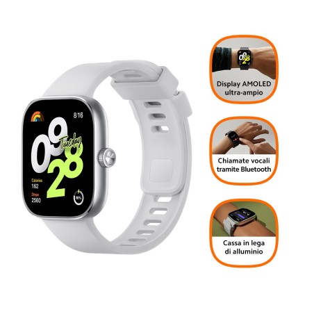 Xiaomi BHR7848GL Smartwatch Relógio Desportivo 5 cm (1.97") AMOLED Digital 450 x 390 pixels Ecrã táctil Cinzento, Prateado GPS