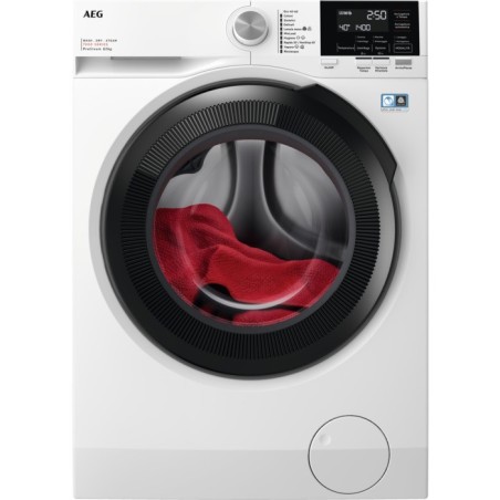 AEG LWR7G856OB machine à laver avec sèche linge Pose libre Charge avant Blanc D
