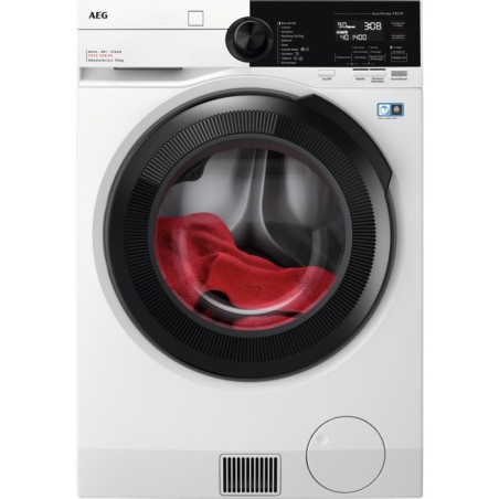 AEG Series 9000 LWR9E964MB machine à laver avec sèche linge Pose libre Charge avant Blanc D