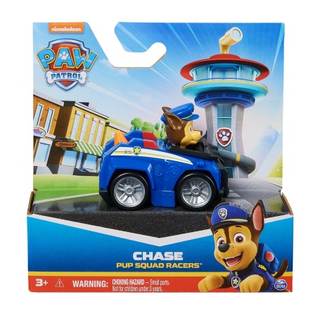 PAW Patrol   Pup Squad Racers à collectionner, Chase, voitures Pat'Patrouille, jouets pour garçons et filles à partir de 3 ans