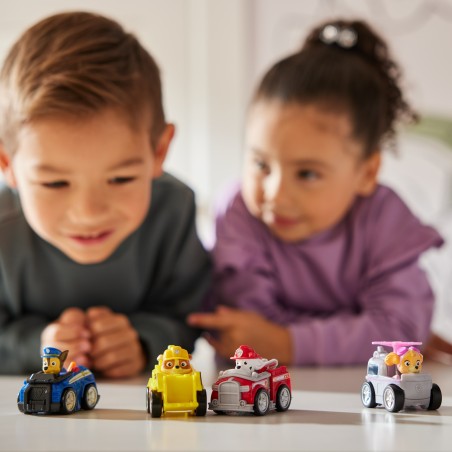 PAW Patrol   Pup Squad Racer, Chase-Figur zum Sammeln, -Spielzeugautos, Kinderspielzeug für Jungen und Mädchen