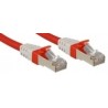 Lindy Cat.6 (A) SSTP   S FTP PIMF Premium 1.0m câble de réseau Rouge 1 m
