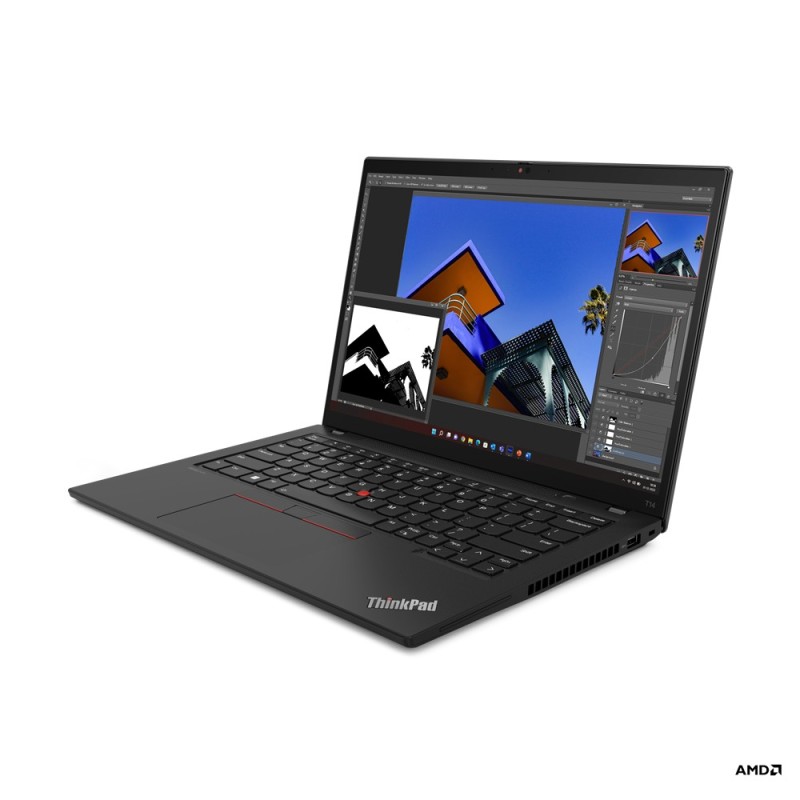 Image of Lenovo ThinkPad T14 Gen 4 (AMD) AMD Ryzen™ 7 PRO 7840U Computer portatile 35,6 cm (14") WUXGA 16 GB LPDDR5x-SDRAM 512 GB SSD
