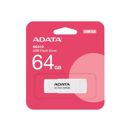 ADATA UC310 USB-Stick 64 GB USB Typ-A 3.2 Gen 1 (3.1 Gen 1) Weiß