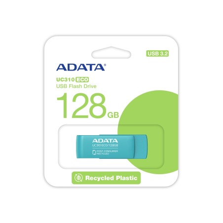 ADATA UC310 ECO unità flash USB 128 GB USB tipo A 3.2 Gen 1 (3.1 Gen 1) Verde