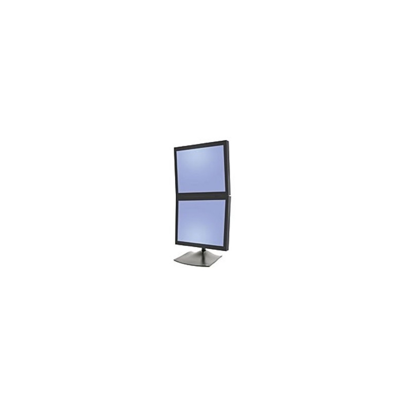 Image of Ergotron DS Series DS100 Dual Monitor Desk Stand, Vertical 61 cm (24") Nero Scrivania