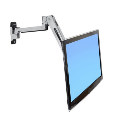 Ergotron LX Sit-Stand Wall Mount LCD Arm 106,7 cm (42") Edelstahl Wand