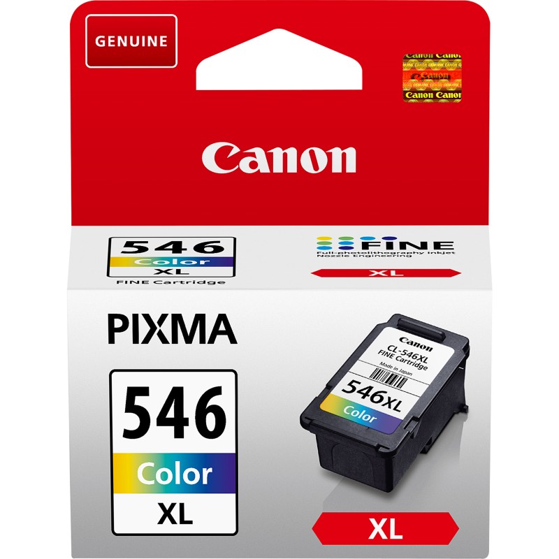 Image of Canon Cartuccia Inkjet a colori a resa elevata CL-546 XL C/M/Y