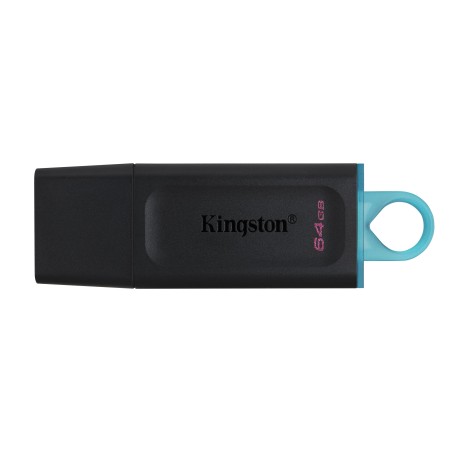 Kingston Technology DataTraveler Exodia unidade de memória USB 64 GB USB Type-A 3.2 Gen 1 (3.1 Gen 1) Preto, Turquesa