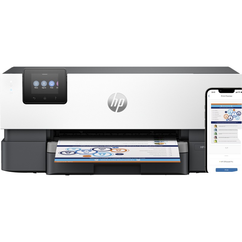 Image of HP OfficeJet Pro Stampante 9110b, Colore, Stampante per Abitazioni e piccoli uffici, Stampa, wireless Stampa fronte/retro