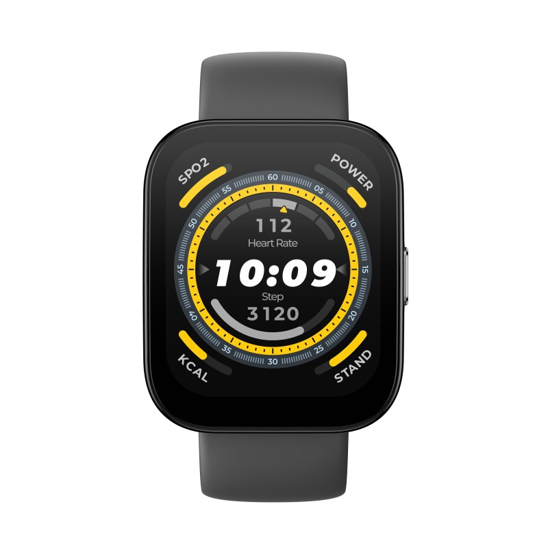 Image of Amazfit Bip 5 4,85 cm (1.91") LCD 38 mm Digitale 320 x 380 Pixel Touch screen Nero GPS (satellitare)