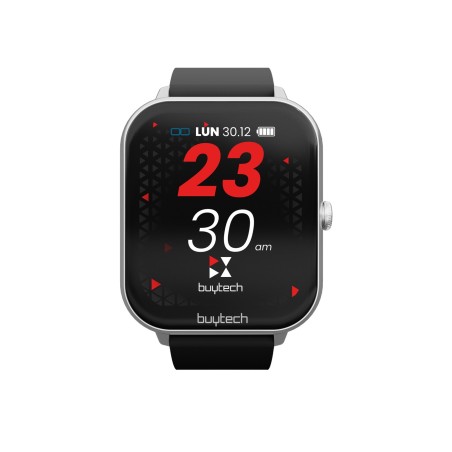 Techmade BY-ALFA-SILBK smartwatche et montre de sport 4,65 cm (1.83") Numérique Écran tactile Argent