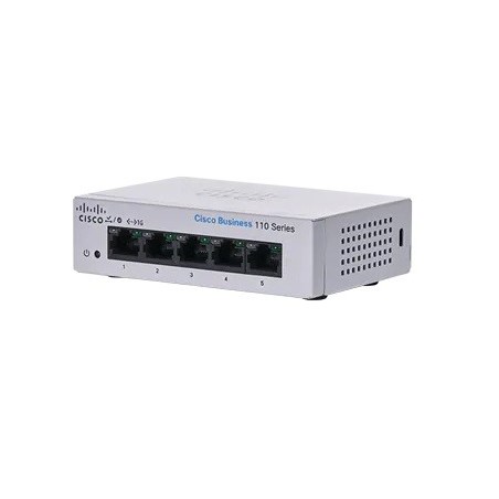 Cisco CBS110 Não-gerido L2 Gigabit Ethernet (10 100 1000) 1U Cinzento