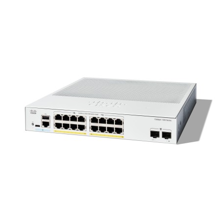 Cisco C1300-16FP-2G switch Gestionado L2 L3 Gigabit Ethernet (10 100 1000) Blanco