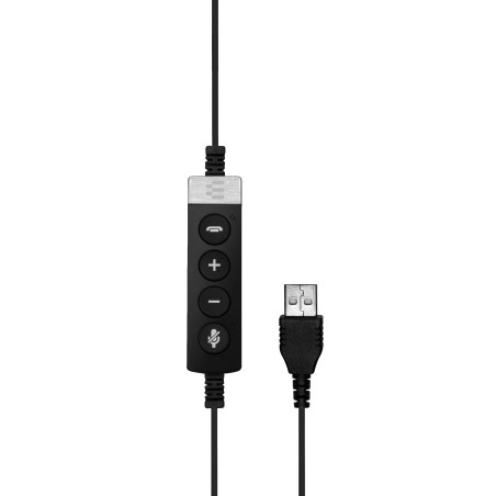 EPOS IMPACT SC 230 USB MS II Auricolare Cablato A Padiglione Ufficio USB tipo A Nero