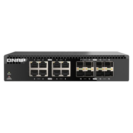 QNAP QSW-3216R-8S8T commutateur réseau Non-géré L2 10G Ethernet (100 1000 10000) Noir