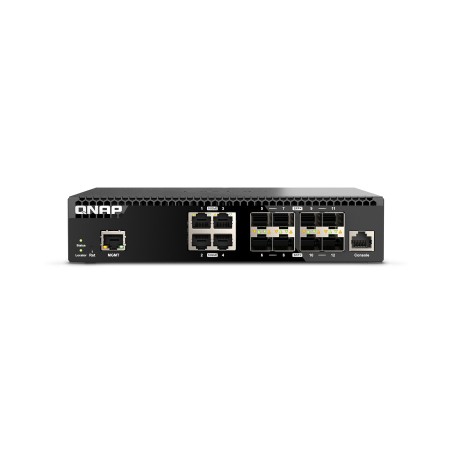 QNAP QSW-M3212R-8S4T switch di rete Gestito 10G Ethernet (100 1000 10000) 1U