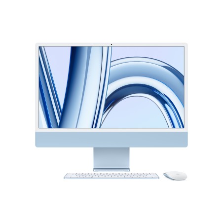 Apple iMac Apple M M3 59,7 cm (23.5") 4480 x 2520 pixels PC All-in-One 8 GB 256 GB SSD macOS Sonoma Wi-Fi 6E (802.11ax) Azul