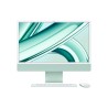 Apple iMac Apple M M3 59,7 cm (23.5") 4480 x 2520 pixels PC All-in-One 8 Go 512 Go SSD macOS Sonoma Wi-Fi 6E (802.11ax) Vert