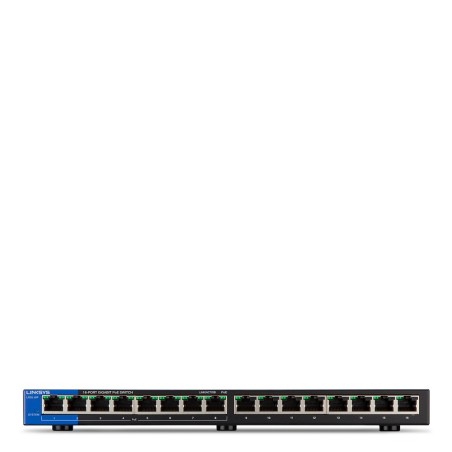 Linksys LGS116P Não-gerido L2 Gigabit Ethernet (10 100 1000) Power over Ethernet (PoE) Preto