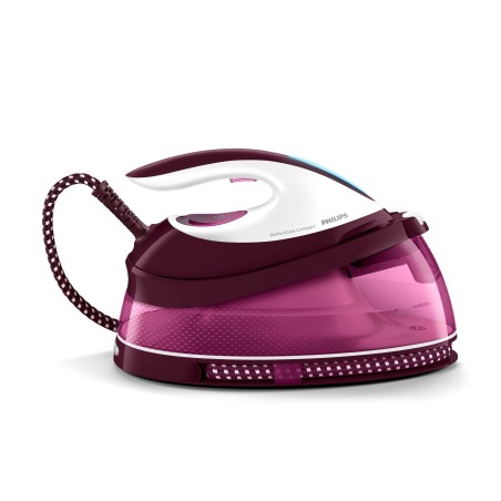 Philips GC7842 40 Dampfbügelstation 1,5 l SteamGlide Plus-Sohle Violett, Weiß