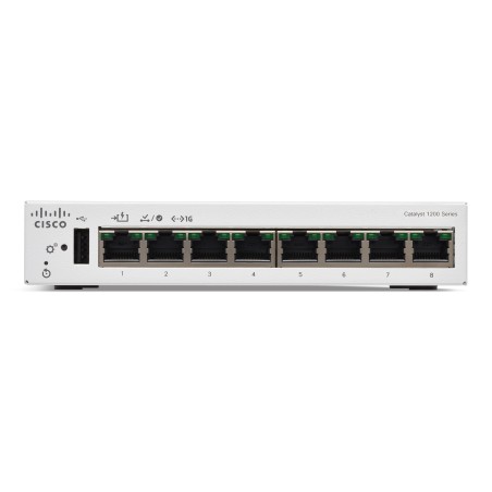 Cisco C1200-8T-D switch di rete Gestito L2 L3 Gigabit Ethernet (10 100 1000) Bianco