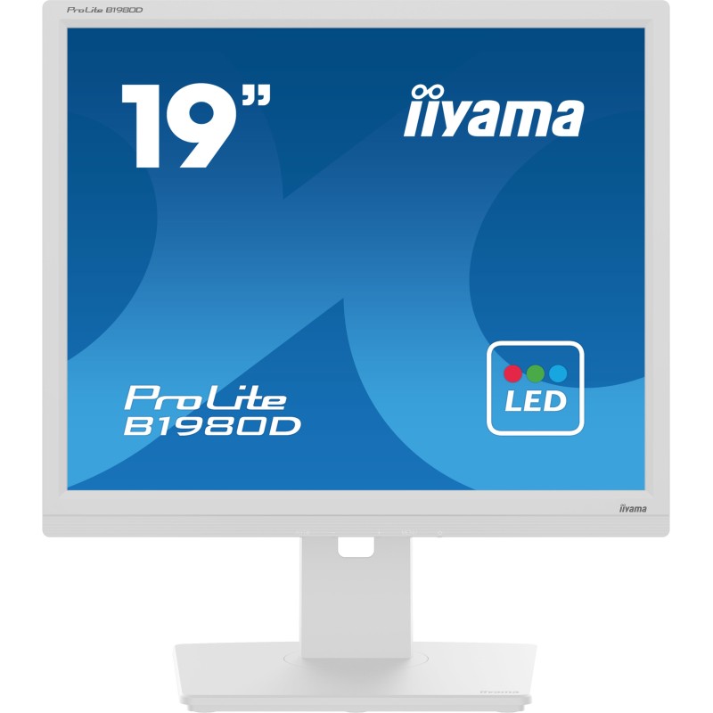 Image of iiyama ProLite B1980D-W5 Monitor PC 48,3 cm (19") 1280 x 1024 Pixel SXGA LCD Bianco